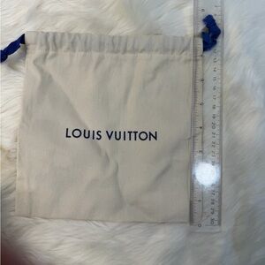 Louis Vuitton Cream Drawstring Bag